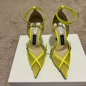 Jimmy Choo X Mugler Neon Pump